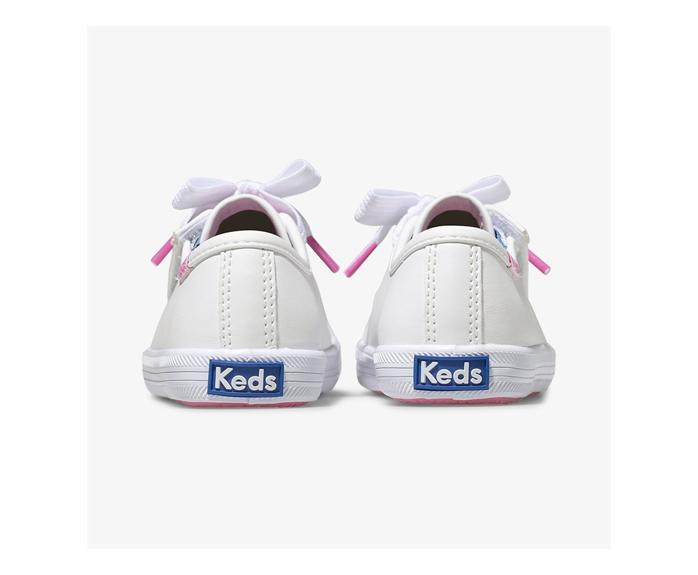 Zapatillas Keds Niños Blancas - Kickstart Multi-Color Eyelets Jr. - 728-SCXIFT